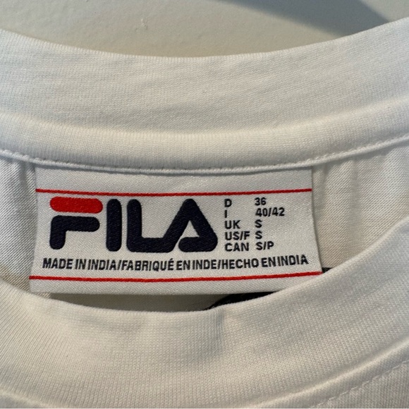 Fila Small red white blue  sleeveless - Picture 10 of 11
